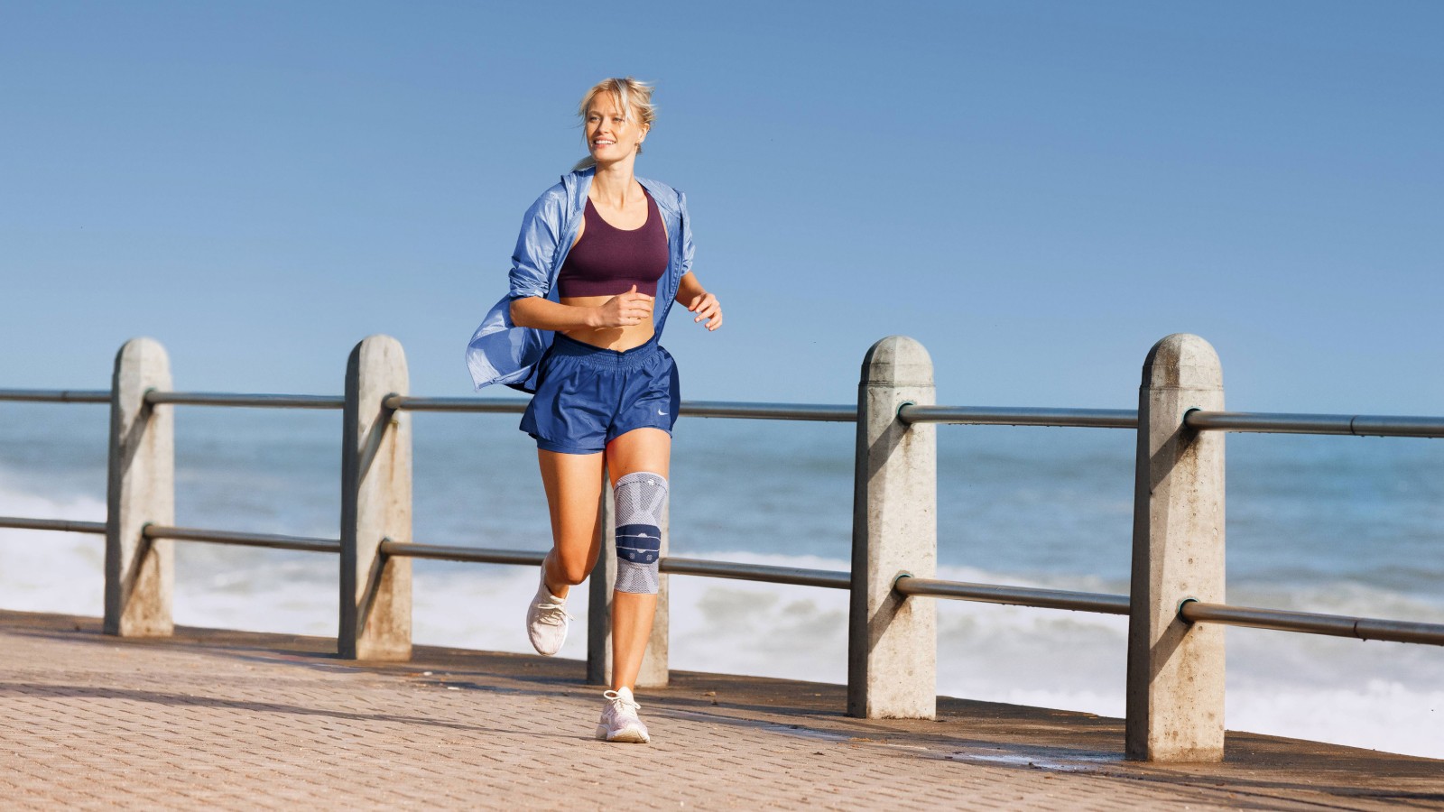 Bauerfeind's GenuTrain Line features knee braces for arthritis, patellar tracking, and more.