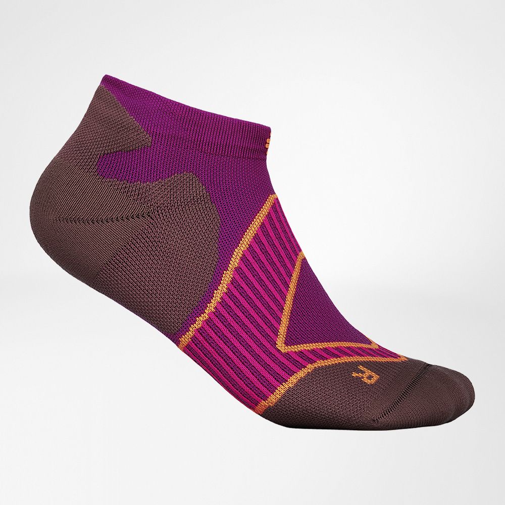 Image of Run Performance Lowcut Socks White Blue