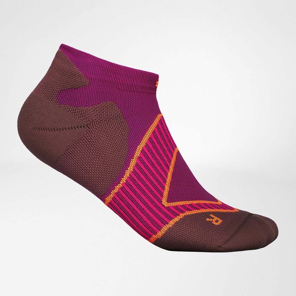 Image of Run Performance Lowcut Socks White Blue