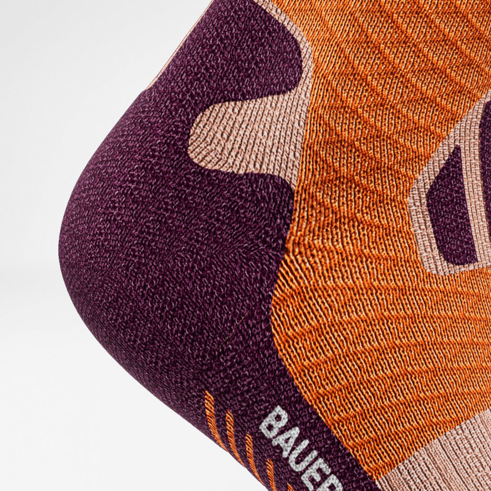 Image of Trail Run Midcut Socks Peach Heel