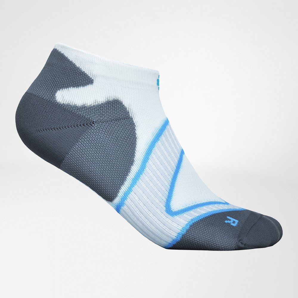 Image of Run Performance Lowcut Socks White Blue