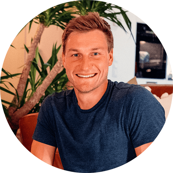 Olympic Gold Medalist Thomas Röhler. Portrait of Olympic Gold Medalist Thomas Röhler smiling.
