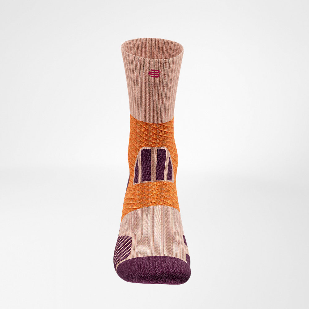 Image of Trail Run Midcut Socks Chalk