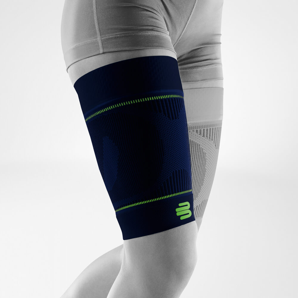 Image of Compression Sleeves Upper Leg Navy