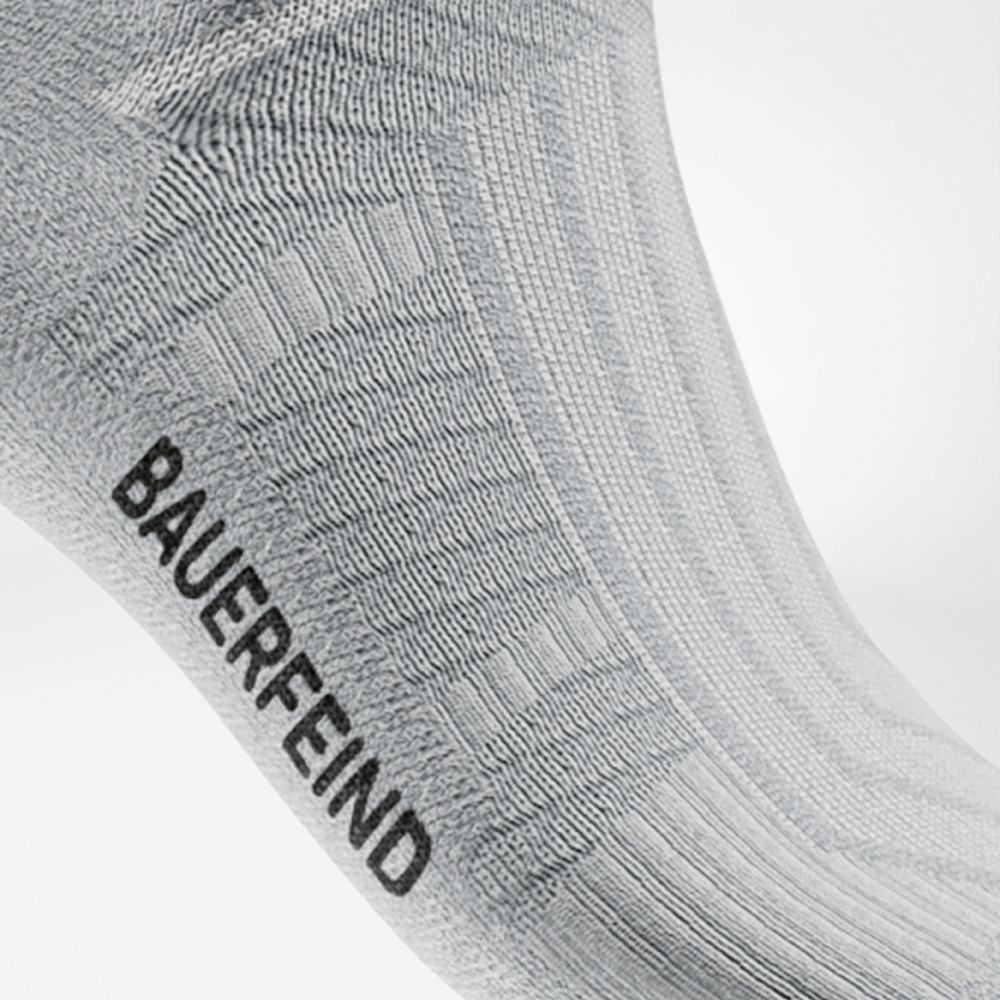Arch Support zone on the white Run Performance Compression Socks.