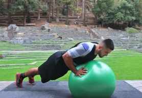 Visualization of Preview Image Stability Ball Push Ups