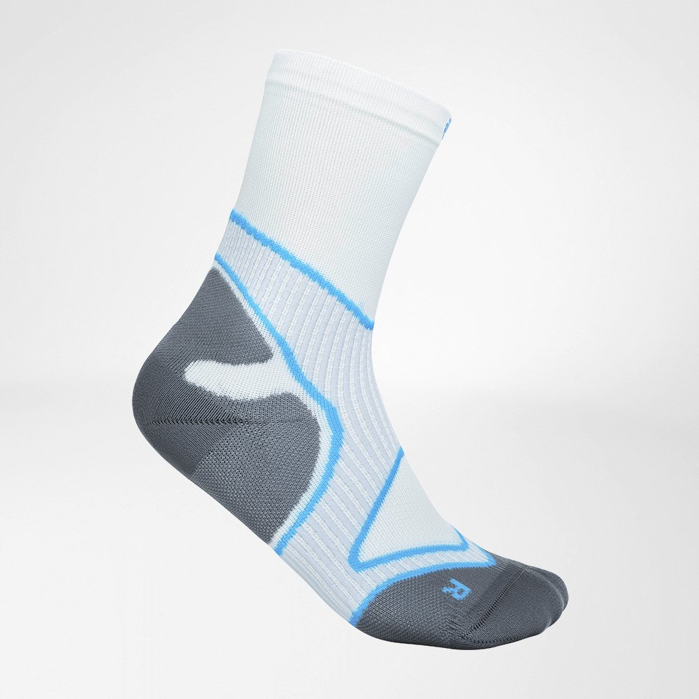 Image of Run Performance Midcut Socks White Pink