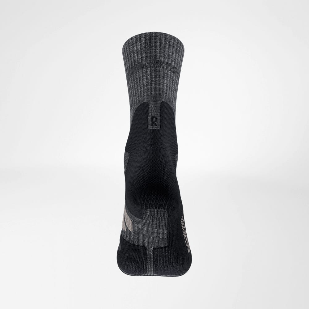 Image of Outdoor Merino Midcut Socks Lava Grey Back