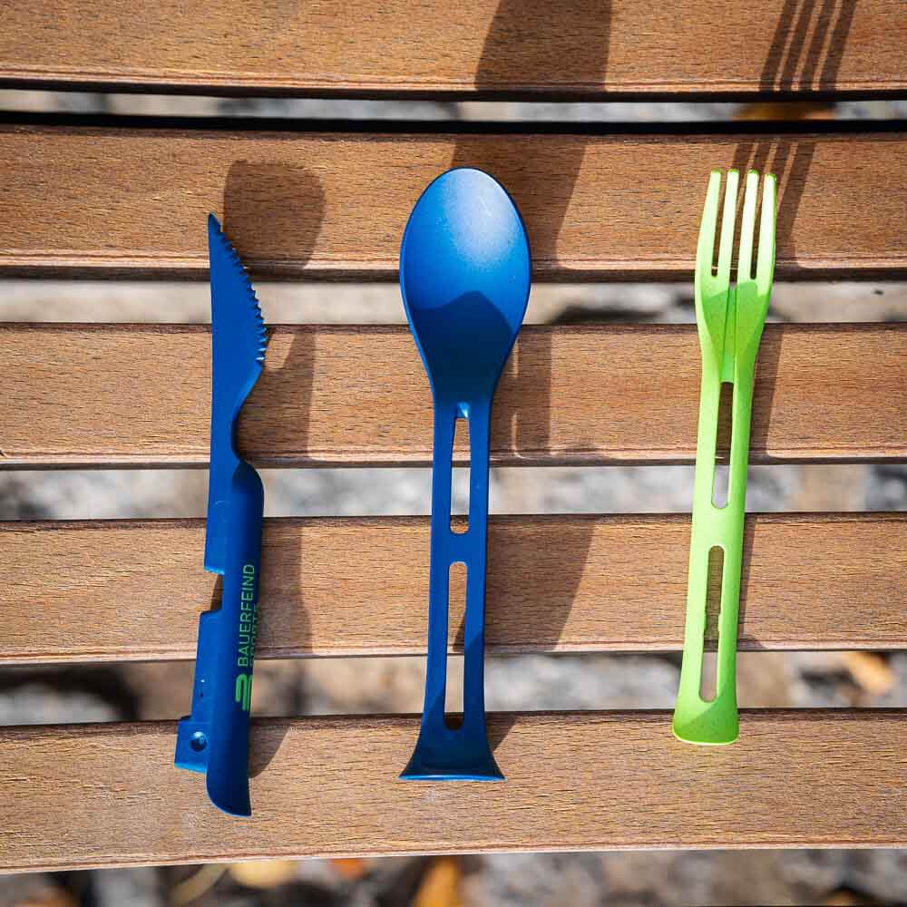 3-piece Cutlery Set Koziol KLIKK pocket