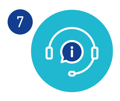 Atlanta-Based Customer Service Team Graphic icon to illustrate Bauerfeind's Atlanta-based customer service team.