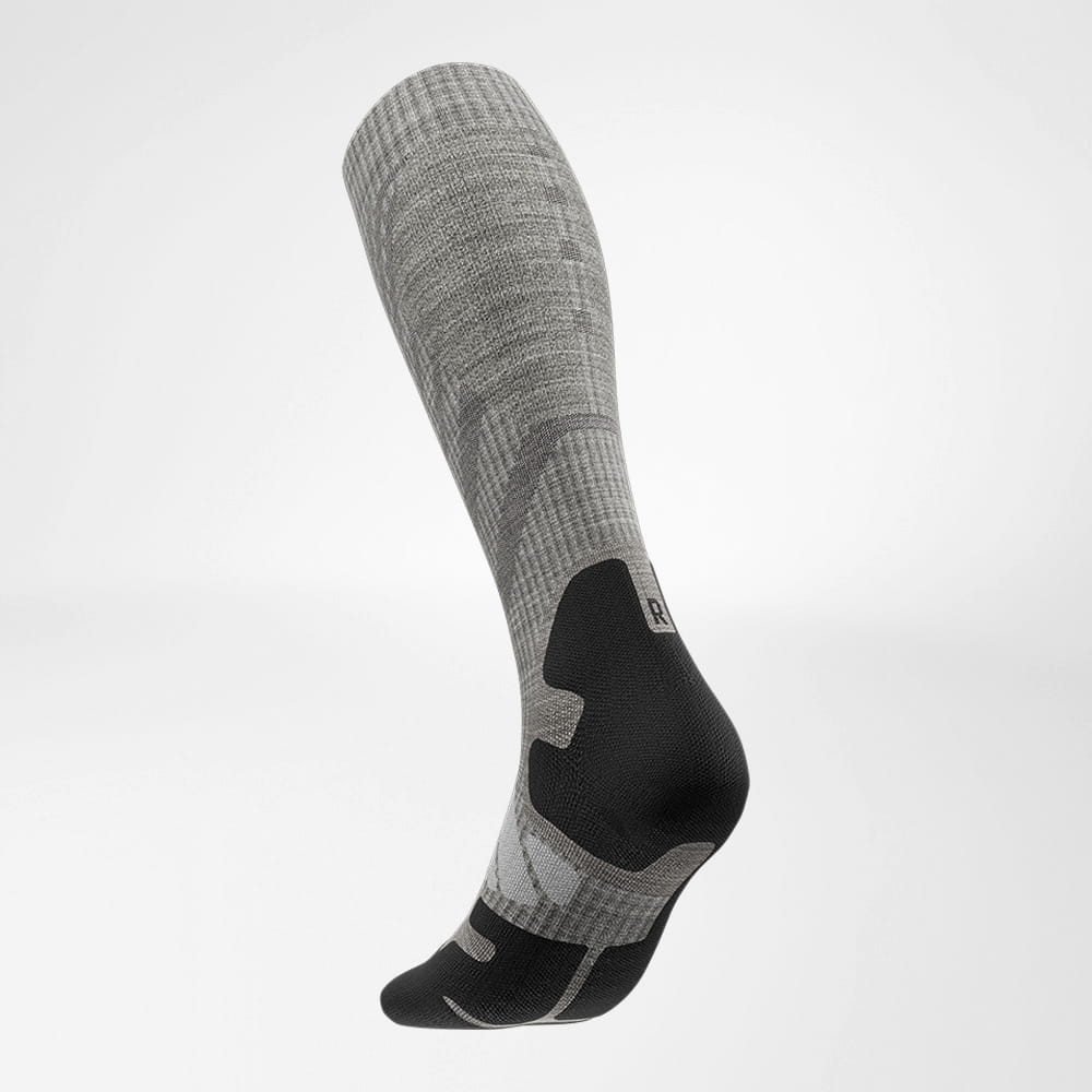 Image of Outdoor Merino Compression Socks Herbal Green Front Angle