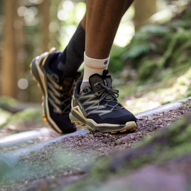 Hiker wearing the Outdoor Compression Ankle Sleeve